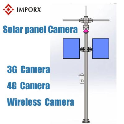 China Waterproof / Weatherproof Newest Design Camera System Solar Power Supply Pole With Camera for sale