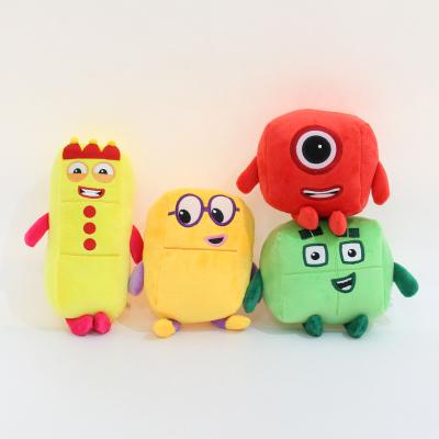 China Hot Selling Amazon Numberblocks Plush Toys Digital Stuffed Doll Movie TV Series Cartoon Toys Educational Children's Gifts for sale