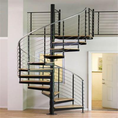 China Modern Indoor 316 Stainless Steel Cable Stairs Fencing Railing Systems With Posts Fittings Accessories Design Price Per Meter for sale