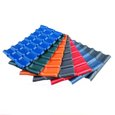 China Waterproof china asa pvc corrugated polystyrene waterproof trapezoidal roof tile cap for sale