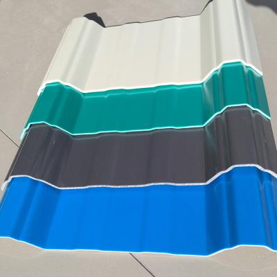 China Waterproof PVC Corrugated Synthetic Resin Plastic Roofing Shingles Sheet Factory for sale