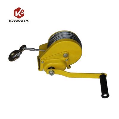 China Durable Worm Gear Hand Winch Rope Winch Capstan Crank Winch Hand Winch 1200 for sale