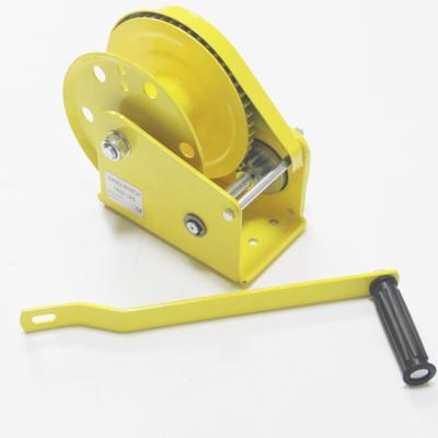 China ATV/UTV hand winch 2600lbs 1200lbs 1800lbs two speed cabel 2500 lbs 2500 hand crank steel speed winch for sale