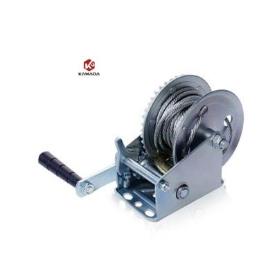 China Durable Hot Selling 540kg 800kg 1800lbs 5m 10m 20m Hand Cable Belt Belt Winch 1200lbs Pulling Cable Hand Winch for sale