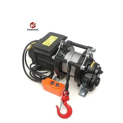 China Hotels 600KG 60M Cable Pulling Wire Rope Small Cable Electric Hoist for sale