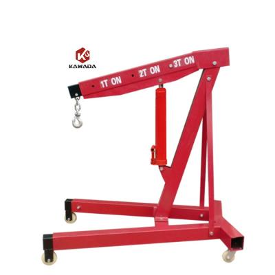 China China Other Portable Folding Crane Portable Crane Pickup Truck 2 Ton 3 Ton 2T 3T Mini Folding Crane for sale