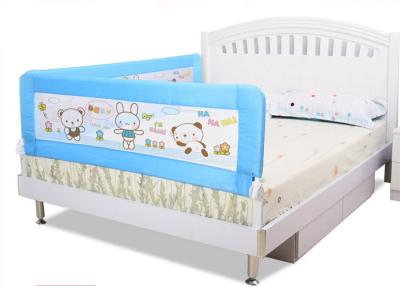 China Extra Long Baby Bed Rails 180cm , Blue Toddler Safety Bed Rails For Full Size Bed for sale