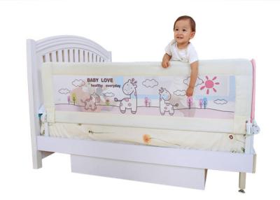 China Full Size Baby Bed Rails For Kids With Woven Net , Lovely Cartoon Design for sale