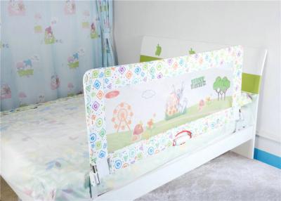 China Cartoon Mesh Safe Sleeper Flat Bed Rails For Toddlers / Adults for sale