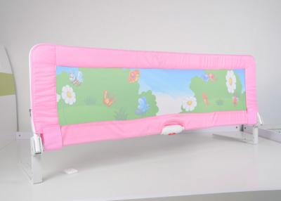 China 1.25m  Toddler Bed Guard Rails For King Size Bed , Pink for sale