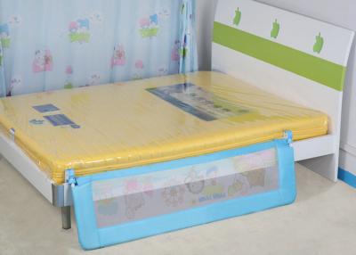 China Fold Down Adjustable Bed Rails For Baby Safety In Blue Color for sale