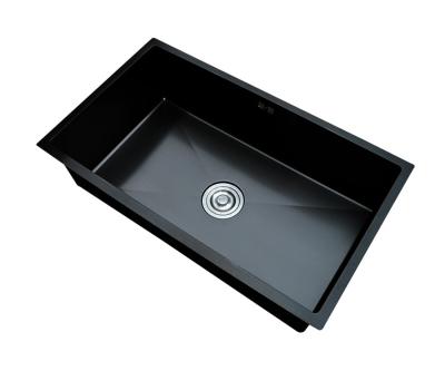 China Without Faucet Best Place To Buy Stainless Single Bowl Black Kitchen Sinks for sale