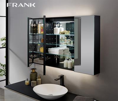 China Highly Designed Hotel Enlargement Led Wall Mounted Bathroom Mirror Cabinet Vanity Led Mirror for sale