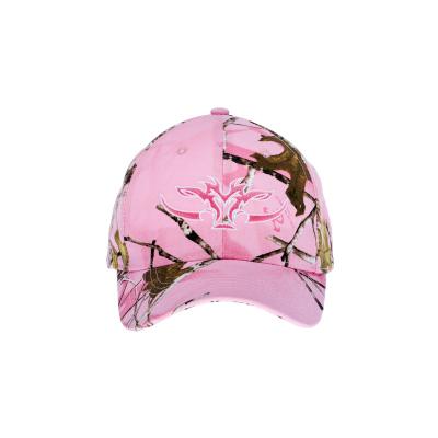 China COMMON New-in Pink Camouflage Baseball Cap, Custom Death Hat 6 Panel Camouflage Polo Sweatband for sale