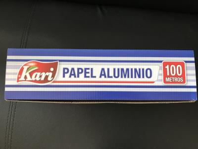 China Restaurant Parchment Lined Foil , Aluminum Foil Wrap 3 - 300m Length for sale