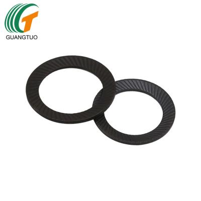 China Rustproof Preasure Joint Safety Seals Self Serrated Vibration Locking Serrated Lock Washers M3-M36 for sale