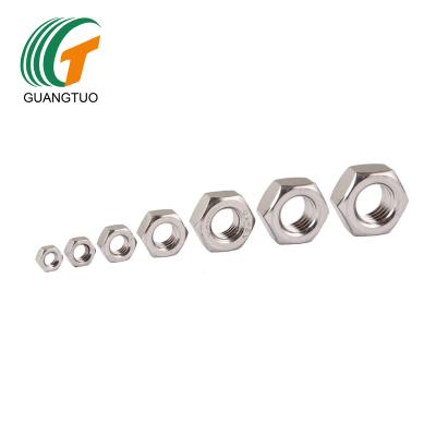 China 304 Stainless Steel DIN934 Hexagon Rustproof Hex Nut For M1 M1.2 M1.4 M1.6 M2 M2.5 M3 M3.5 M4 M5 M6 M8 M10 M12 M16 M18 M20 M24 Screw Bolt for sale