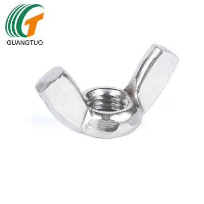 China Metric Stainless Steel M3 M4 M5 M6 M8 M10 M12 Galvanized Nuts Thread Wing Nut Hand Tighten Nut Rustproof for sale