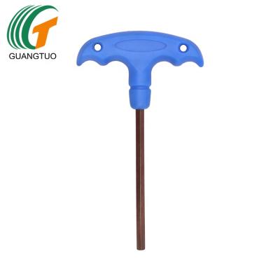 China Durable / Portable T Shaped Plastic Hex Screwdriver Handle Screwdriver for sale