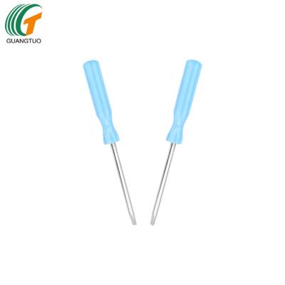 China Portable / Durable 1.8mm Flat Tip Screwdriver With Light Blue Handle for sale