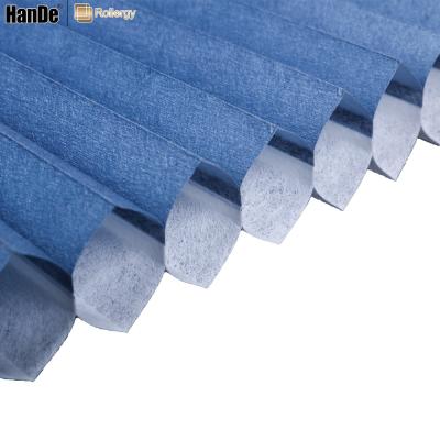 China Contemporary Hot Selling Polyester Manual Through Honeycomb Blinds For Cellular Window Shades for sale