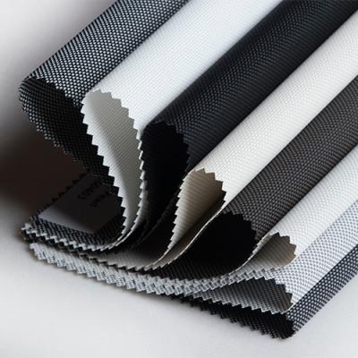 China Viable sample order for roller shade fabric factory supply sunscreen fabric basket weave 5% opennese for hande shade for sale