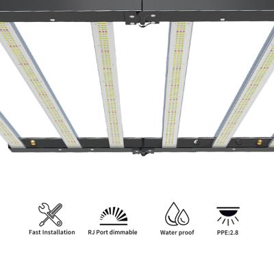 China Seed Starting LED Grow Light IR UV ETL 5 Years High Power IP65 Warranty 800W Waterproof LED Grow Light Kits for sale