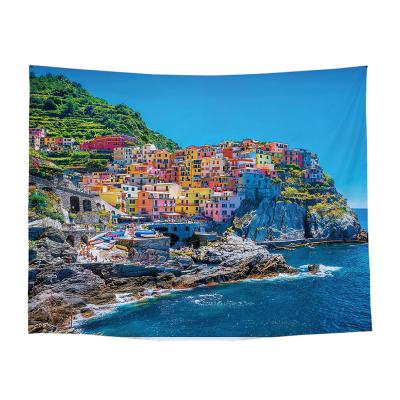 China Custom Printed Landscapes Bohemian Tapestry Wall Hanging Tapestry Wall Decor for sale