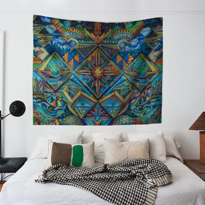 China Dropshipping Plain Light Up Art Blanket African Woven Hanging Mandala Aubusson Tapestry Psychedelic for sale