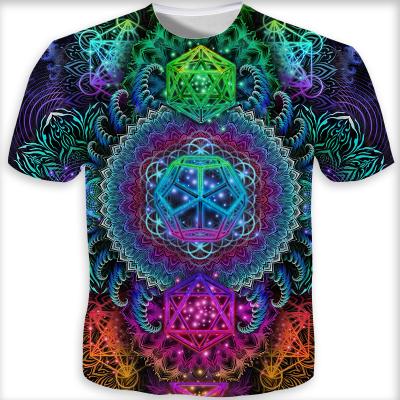 China Wholesale Anti-Wrinkle Custom OEM Printed Short Sleeves Shirt Men Printing T Shirt Men for sale