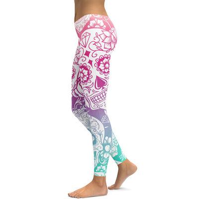 China Digital Printewd Breathable Yoga Pants for sale