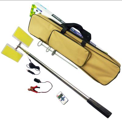 China 220W Telescopic Fishing Rod 4m Super Bright Remote Control Aluminum Led Outdoor Field Lighting Camping Light for sale