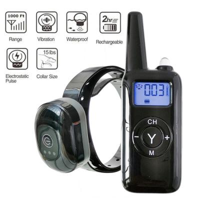 China Viable Electric Dog Training Collar KD885 Waterproof Rechargeable Dog Collar With Remote Control 800M Electric Dog Training Collar for sale