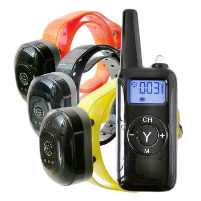 China Dog Shock Collar 800m Waterproof Viable Training Rechargeable 885 LCD Vibrating Display For 3 Dogs for sale