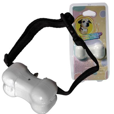 China Stored Bone Form No Bark Collar Kd025 Beeper And Shock To Avoid Dog Bark Forming Collar for sale