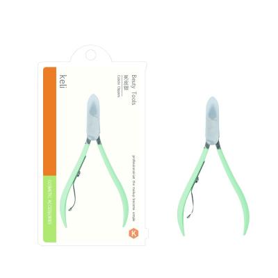 China Eybrow Dead Skin Nippers Handle Stainless Steel Nail Clipper Professional Art Cuticle Nipper Cutter Clipper Manicure Pedicure Tool for sale