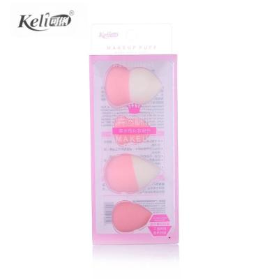 China Beauty care make tools keli hot sale eco-friendly beauty sponge and affordable price facial sponge set and makeup sponge set blender for sale