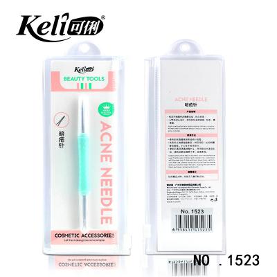 China New And Durable Double Headed Anti Acne Stainless Steel Acne Pore Remover Keli Needle for sale