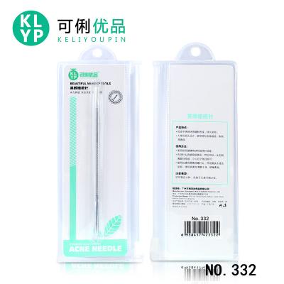 China Wholesale High Quality Needle Face Lift Keli Factory Acne Blackhead Skin Care Blackhead Needle Silver Acne Tool for sale