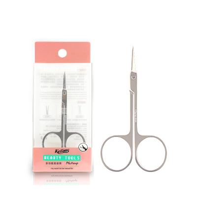 China Right Handed Scissors Wholesale Sharp Small Scissors Stainless Steel Eyebrow Trimmer Scissors for sale