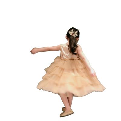 China 2021 Summer children's birthday veil ladies girls cake Korean sleeveless dress anti-static beautiful new for sale