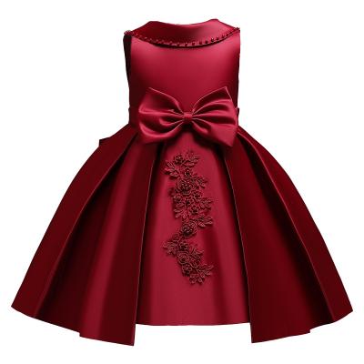 China Washable Children's Dress Girls Dress Performance Dress Available In Three Colors for sale