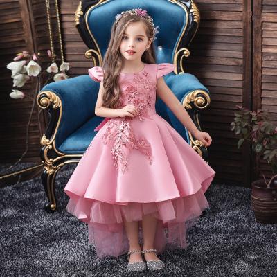 China Anti-wrinkle girl princess dress yarn foreign fluffy temperament dress evening children's style tow dress for sale