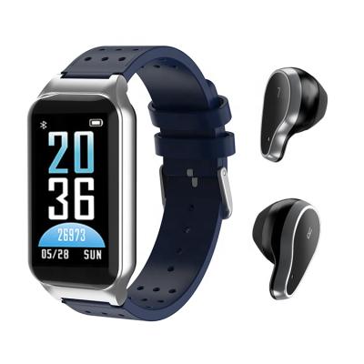 China hot sale In-ear electronics 2 in 1 smart watch with earbuds gaming sport headphones with Mic Earphone for sale