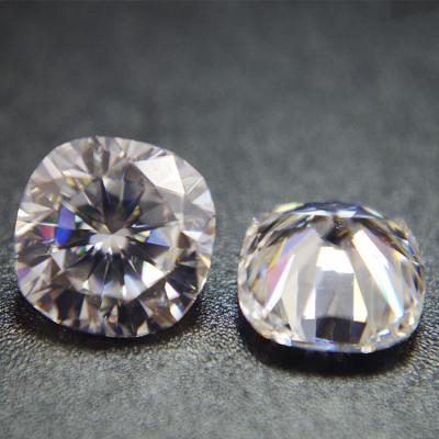 China Fire Double Jewelery VVS1 D Color Play Or Color Cushion Cut Moissanite Diamond With GRA Certificate for sale