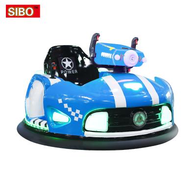 China Outdoor Seats Playground 220v Battery Light Music Fiberglass Reinforced Plastic Laser Battle UFO Electric Bumper Cars For Kids Adults for sale