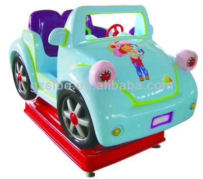 China Fiberglass ride on classic car kiddie coin operated ride car kids game for sale