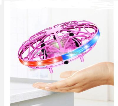 China For Fun 2021 Year Top Product Year Mini Drone UFO Spinner Flying Top Toy Rotating Plastic 3d Flying Gyros With Light for sale