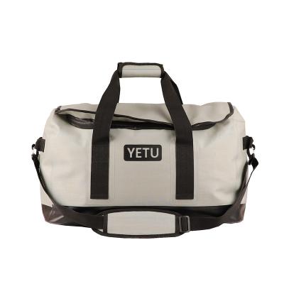 China Yetu New Products Manufacturer Custom Nylon 840D Gym Travel Sports Zipper Waterproof Luggage Tote Duffle Bag Water Proof for sale