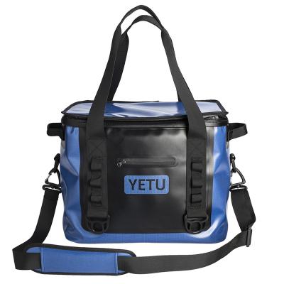 China Water Proof Yetu Hot Sale 840D Promotional Tote Lunch Thermal Ice Cooler Water Bottle Woven Bag for sale